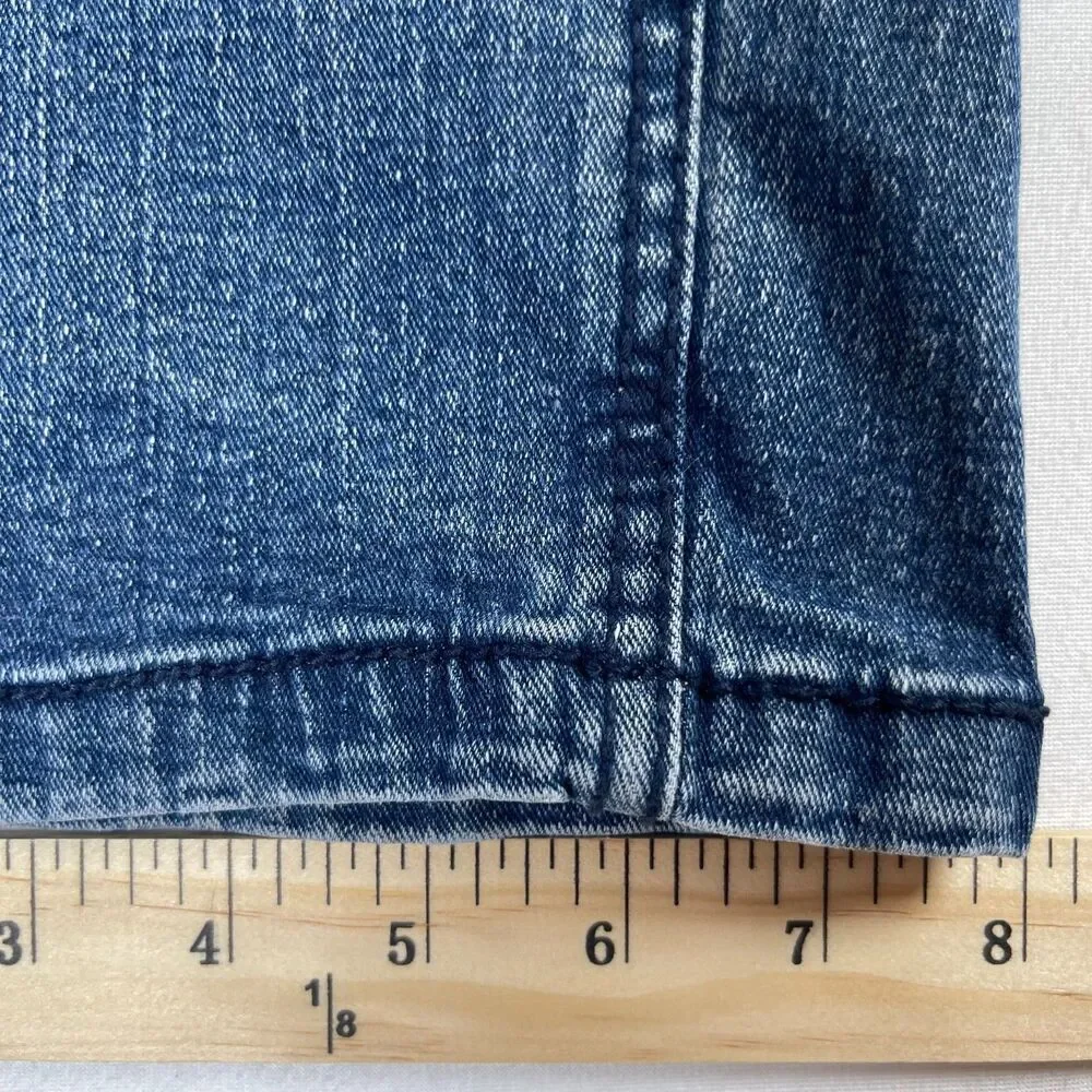 Urban Star Jeans Mens 36 x 29 Blue Denim Cotton 5-Pockets High-Rise Straight Leg